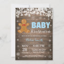 Search for gingerbread baby shower invitations Baby its cold outside