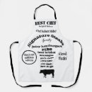 Search for black and white chicken aprons Cute