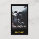 Search for limousine business cards Minimalist
