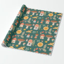 Search for mushroom wrapping paper Forest