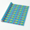 Search for fishes wrapping paper Fishermen
