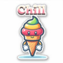 Search for kawaii ice cream cone stickers Cartoon
