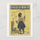 Search for chocolat postcards Advertising