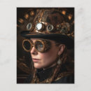 Search for steampunk fashion postcards Fantasy