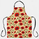 Search for red poppy aprons Pattern
