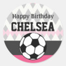 Search for soccer party stickers For her