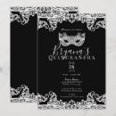 Search for black and white masquerade ball invitations Costume