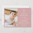 Search for dusty pink christening invitations Script