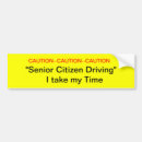 Search for senior citizens bumper stickers Seniors