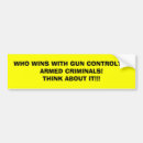 Search for arm bumper stickers Gun control