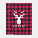Search for red deer blankets Plaid
