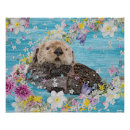 Search for cute otter art Playful