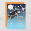 Search for rocket ship baby shower invitations Planets
