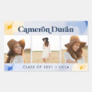 Search for blue and gold graduation stickers Modern