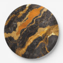 Search for black gold marble plates Abstract
