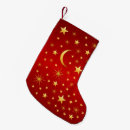 Search for moon christmas stockings Gold