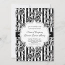 Search for formal dance invitations Black and white