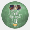 Search for silver bell stickers Santa claus