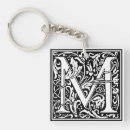 Search for initial m key rings Decorative