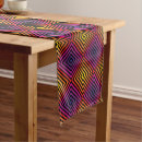 Search for modern abstract table runners Rainbow