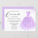 Search for lavender quinceanera invitations 15th birthday