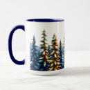 Search for snowy forest mugs Nature lover