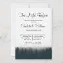 Search for woodland rehearsal dinner invitations Pine tree