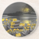 Search for yellow and grey coasters Daisies