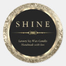 Search for gold glitter and black stickers Seals