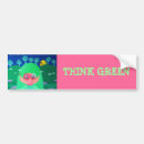 Search for think green bumper stickers Reduce