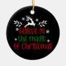 Search for magic christmas tree decorations Typography
