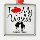 Search for vizsla christmas tree decorations Dog