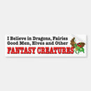 Search for fantasy creatures bumper stickers Dragons