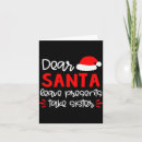 Search for dear santa christmas cards Matching
