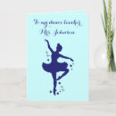 Search for ballet thank you cards Teacher