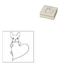 Search for french bulldog rubber stamps Cute