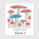 Search for mushrooms stickers Fairytale