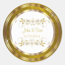 Search for floral golden anniversary stickers Elegant