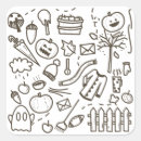 Search for seamless stickers Pumpkin
