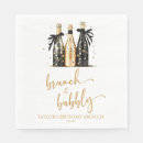 Search for brunch and bubbly napkins Modern elegant