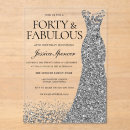 Search for silver square invitations Party