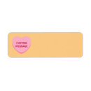 Search for candy hearts return address labels Cute