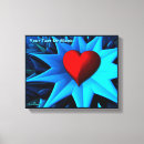 Search for valentines day canvas prints Red