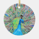 Search for white peacock christmas tree decorations Peacocks