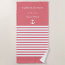 Search for wedding favor beach towels Anchor