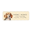 Search for beagles return address labels Cute