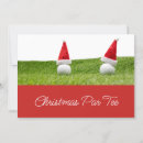 Search for golf seasonal invitations Santa
