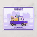 Search for cat moving announcement cards I've moved