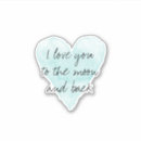 Search for i love you to the moon and back stickers Heart