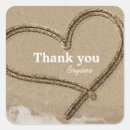 Search for heart in sand stickers Tropical